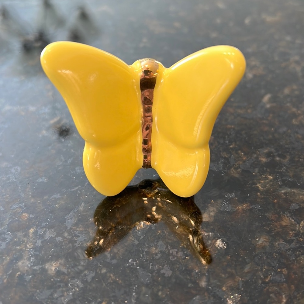 Nora Fleming Yellow Butterfly